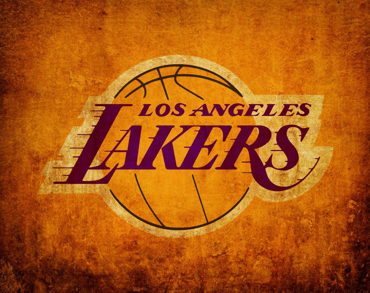 Los Angeles Lakers vintage style Canvas Print, vintage basketball, basketball room decor, basketball wall decor, basketball gift ideas